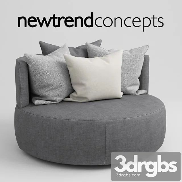 Newtrend concepts diva armchair 3D Model Download Newtrend concepts diva armchair 3D Model Download