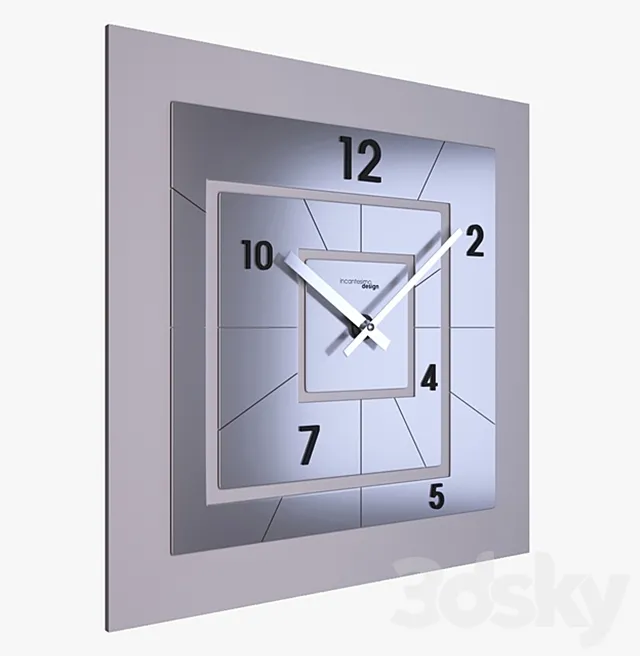 Nexus WallClock Incantesimo Design 3D Model Nexus WallClock Incantesimo Design 3D Model