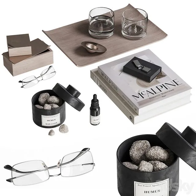 NG6 Decorative Set 3D Model