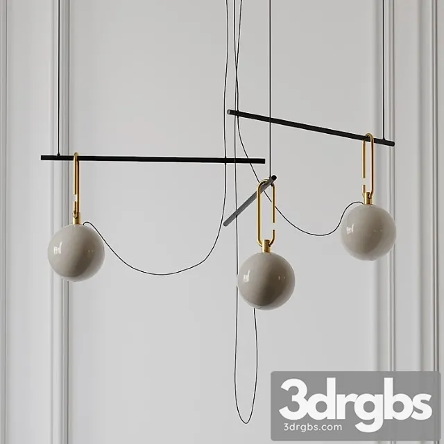 Nh s3 suspension lamp by neri & hu 3D Model Download