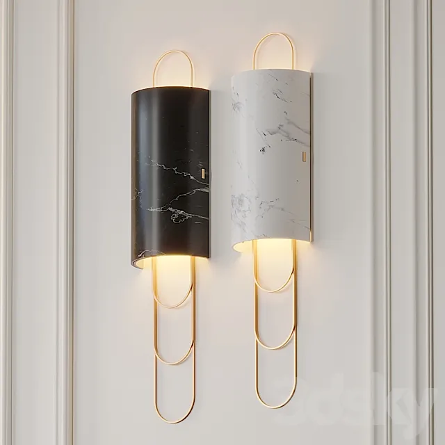 Niagara Wall Sconce by Ginger and Jagger 3D Model