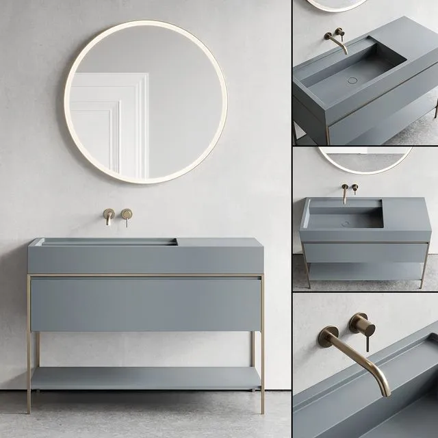 Nic Design Elen 120 Vanity unit 3D Model