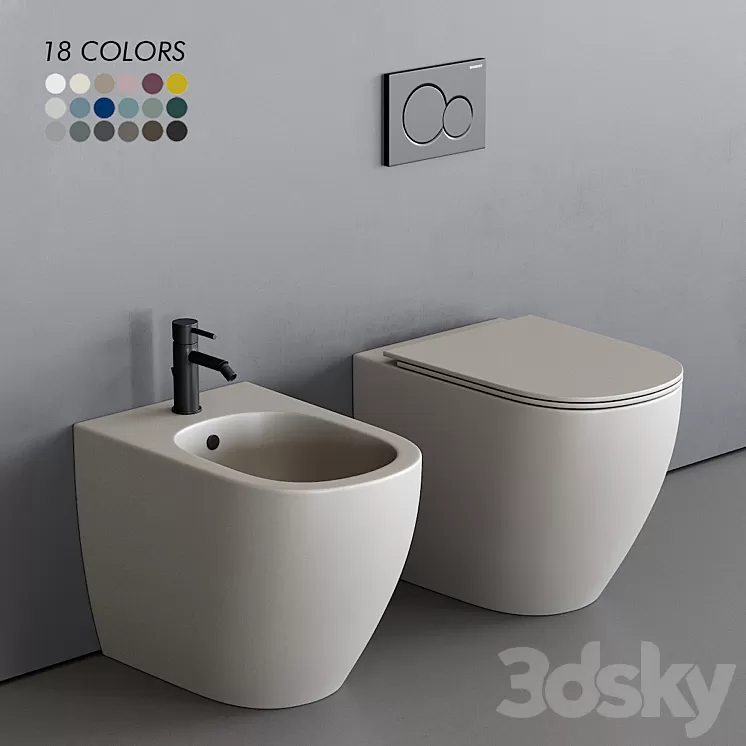 Nic Design Pin WC 3D Model