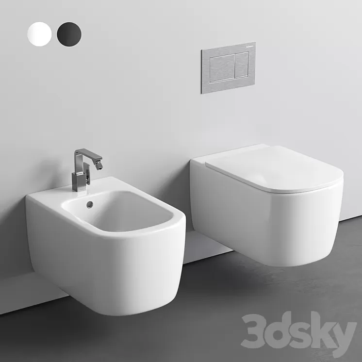 Nic Semplice wall hung WC 3D Model Free Download Nic Semplice wall hung WC 3D Model Free Download