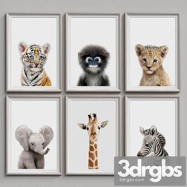 Nice picture frames set 15 3D Model Download Nice picture frames set 15 3D Model Download