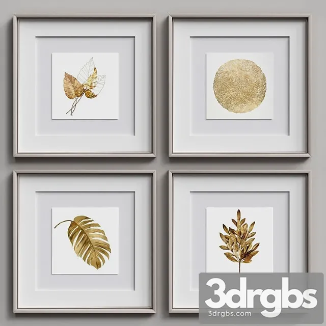 Nice picture frames set 167 3D Model Download Nice picture frames set 167 3D Model Download