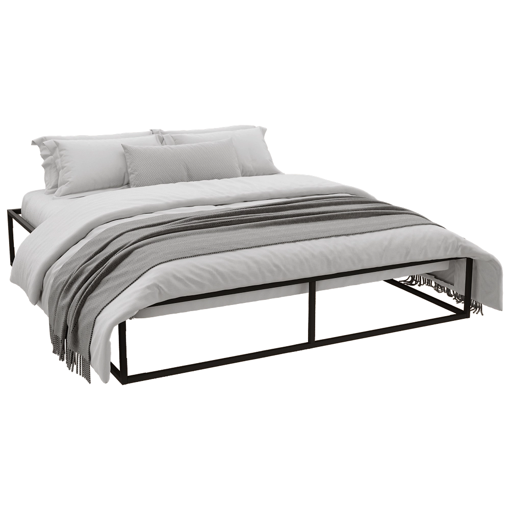 NICHBA – Bed Frame 180 3D Model NICHBA – Bed Frame 180 3D Model