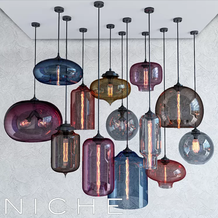 NICHE MODERN PENDANT LIGHTING 3D Model