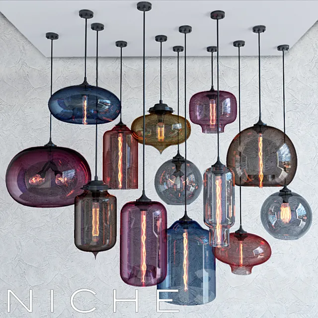NICHE MODERN PENDANT LIGHTING 3DModel NICHE MODERN PENDANT LIGHTING 3DModel