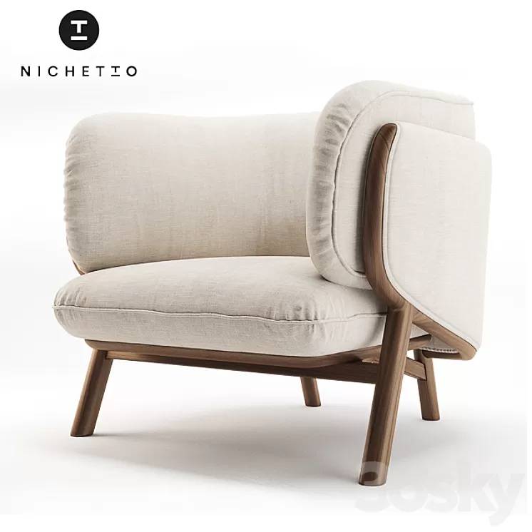 Nichetto 102s Stanley Armchair 3D Model