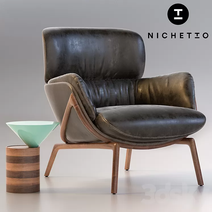 Nichetto Elysia Lounge Chair 3D Model