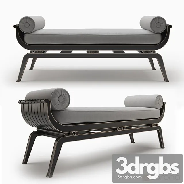 Nicholas haslam millau bench 2 3D Model Download