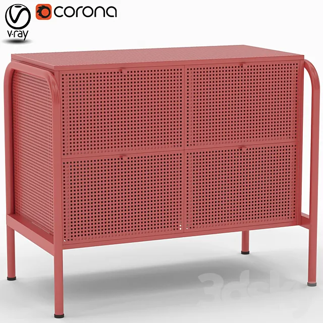 Nickebi. chest of drawers with 4 drawers | IKEA 3DModel Nickebi. chest of drawers with 4 drawers | IKEA 3DModel