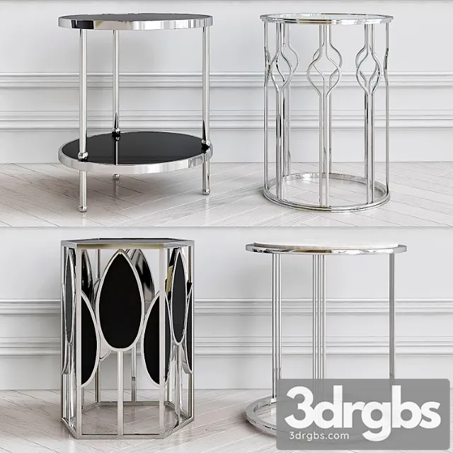 Nickel side table 2 3D Model Download Nickel side table 2 3D Model Download