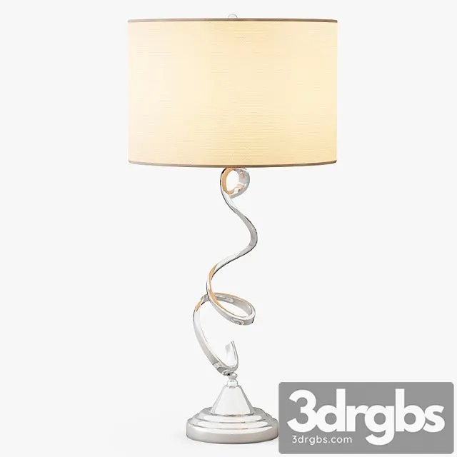 Nickel Swirl Table Lamp 3D Model Download Nickel Swirl Table Lamp 3D Model Download