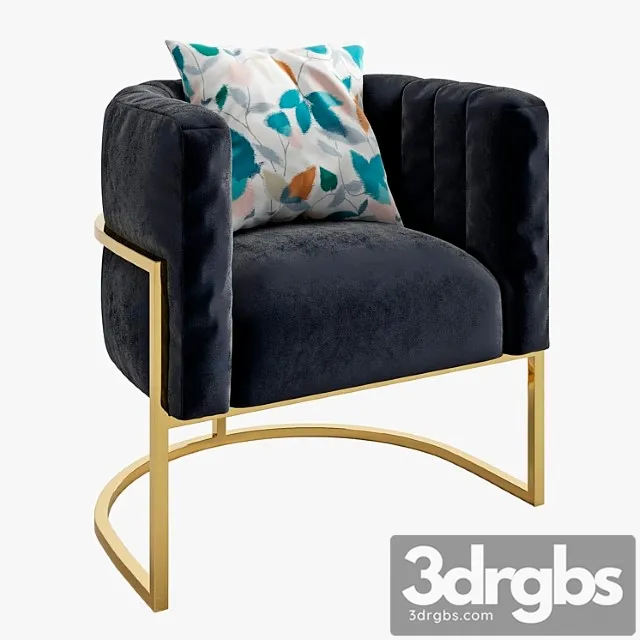 Nico Armchair 3D Model Download Nico Armchair 3D Model Download