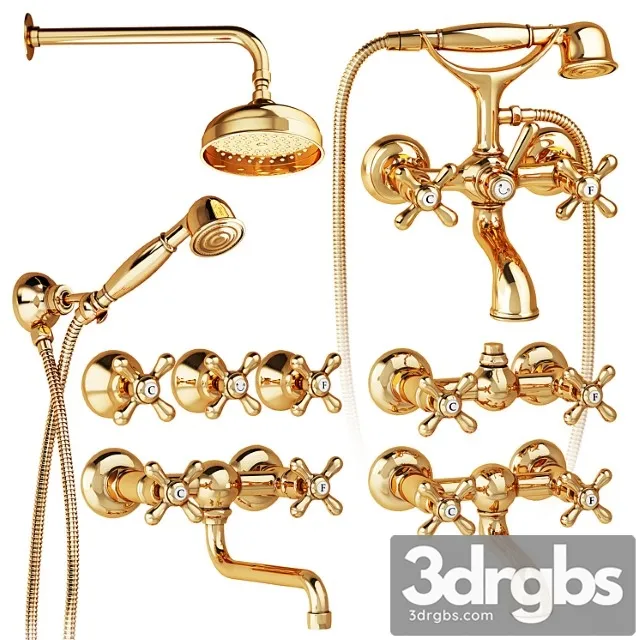 Nicolazzi Nuova Brenta Shower Faucets 3D Model Download