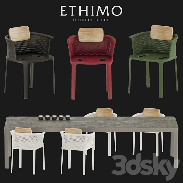 Nicolette chair _ Play table 3DModel Nicolette chair _ Play table 3DModel
