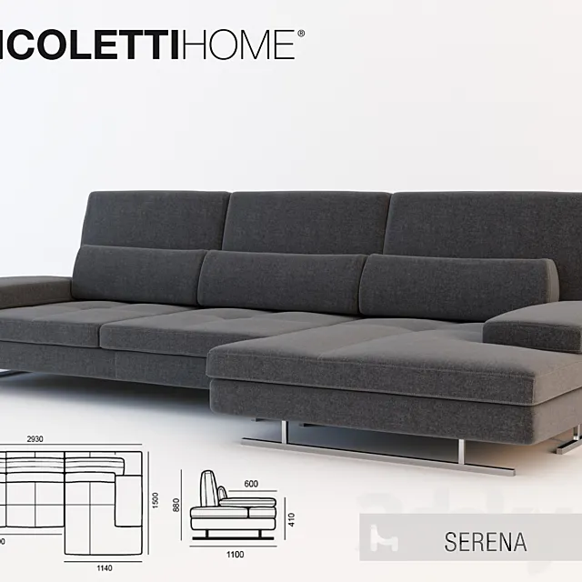 Nicolettihome – Serena 3D Model