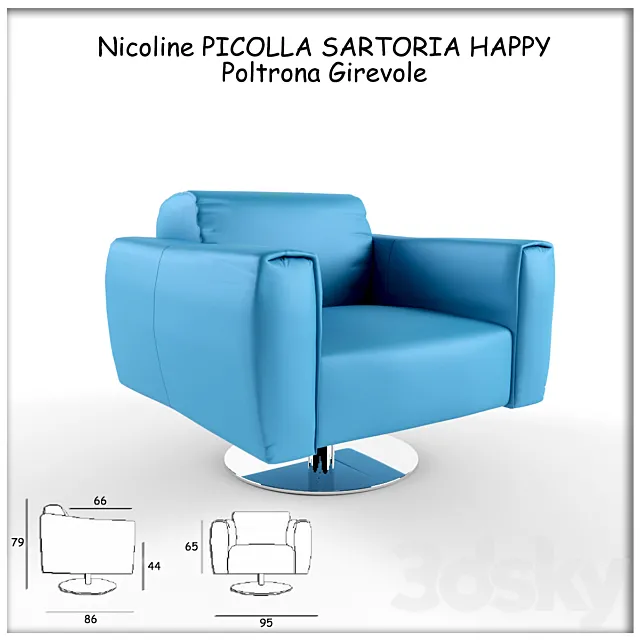 Nicoline HAPPY 3D Model