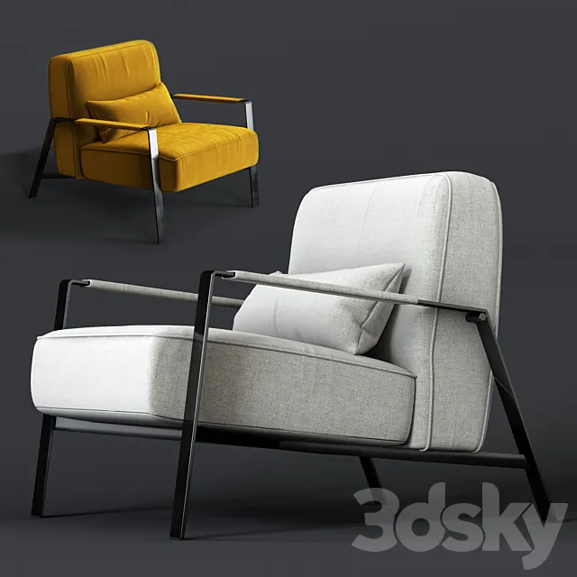 Nicoline. Rho armchair 3DModel