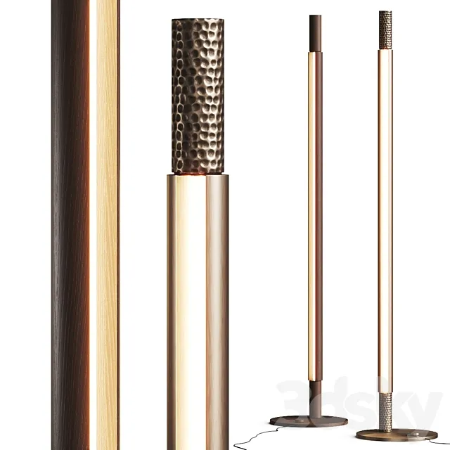 Nicolo Spinelli Caota Floor Lamp 3D Model Nicolo Spinelli Caota Floor Lamp 3D Model