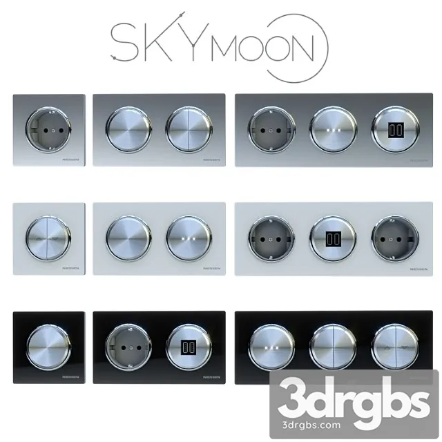 Niessen Sky Moon Set 3D Model Download