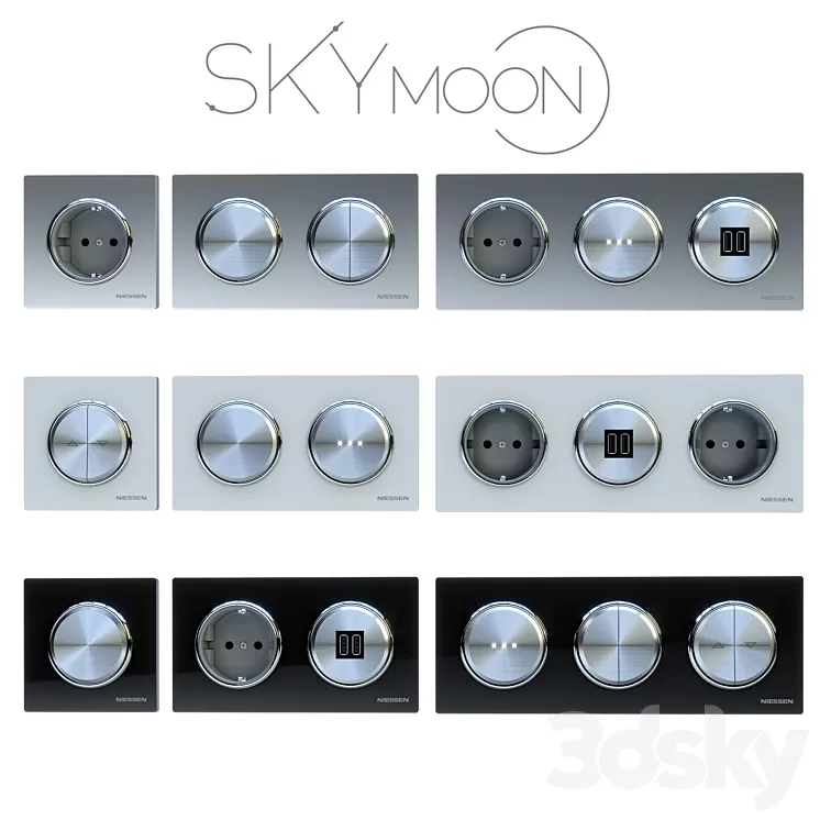 Niessen SkyMOON Set 3D Model