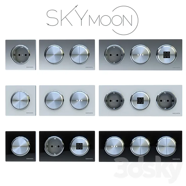 Niessen SkyMOON Set 3DModel