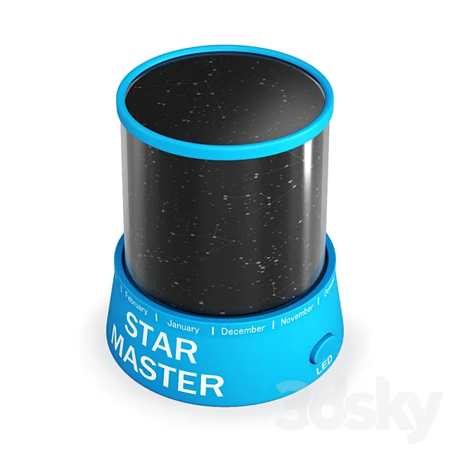 Night light projector BRADEX Starry sky 3D Model Night light projector BRADEX Starry sky 3D Model