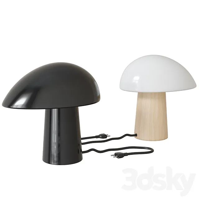 Night Owl Table Lamp 3D Model