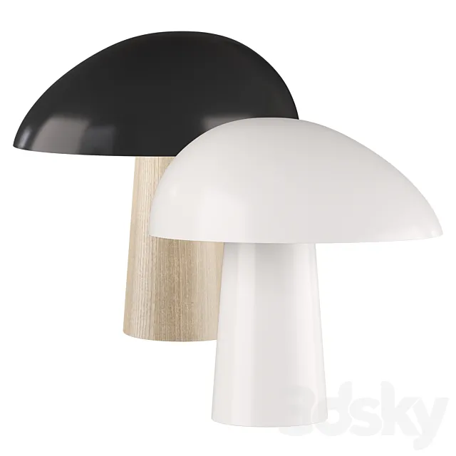 Night Owl Table Lamp Matte Smokey | Table lamp 3D Model Night Owl Table Lamp Matte Smokey | Table lamp 3D Model