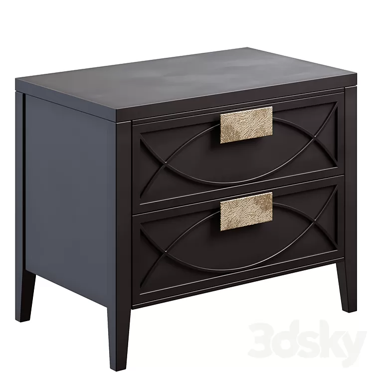 Nightstand Amelie Black Nightstand 3D Model Free Download Nightstand Amelie Black Nightstand 3D Model Free Download