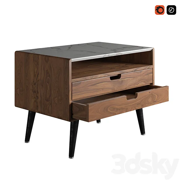 Nightstand bedside table 1 3DModel Nightstand bedside table 1 3DModel