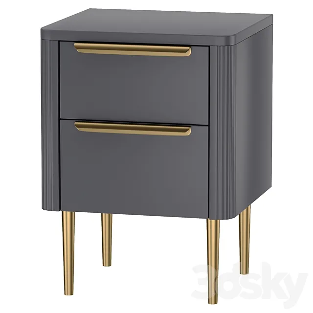 Nightstand Bedside Table Ebro 3D Model