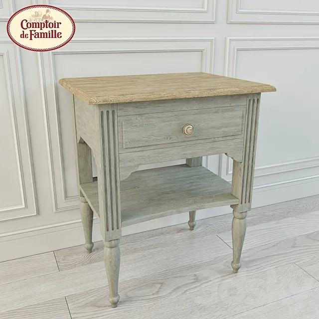 Nightstand Comptoir de Famille 3DModel