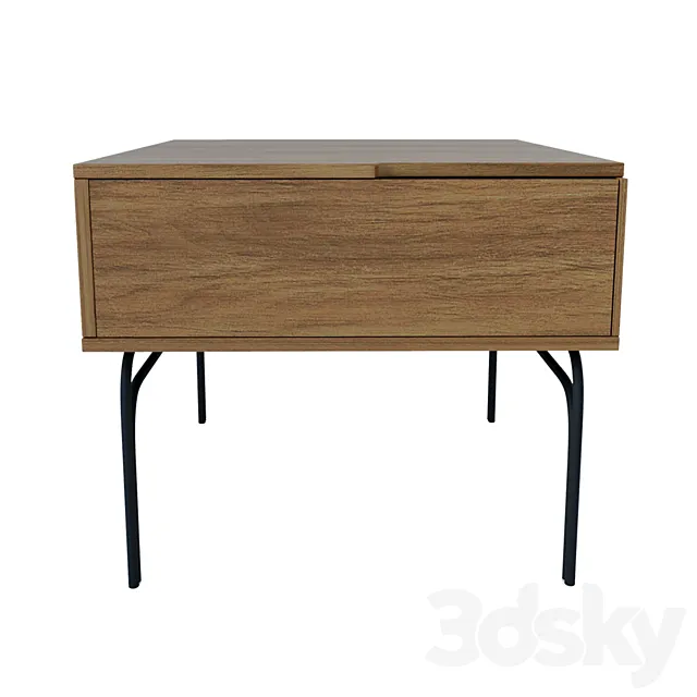 Nightstand Tara | Curbstone tara 3D Model Nightstand Tara | Curbstone tara 3D Model