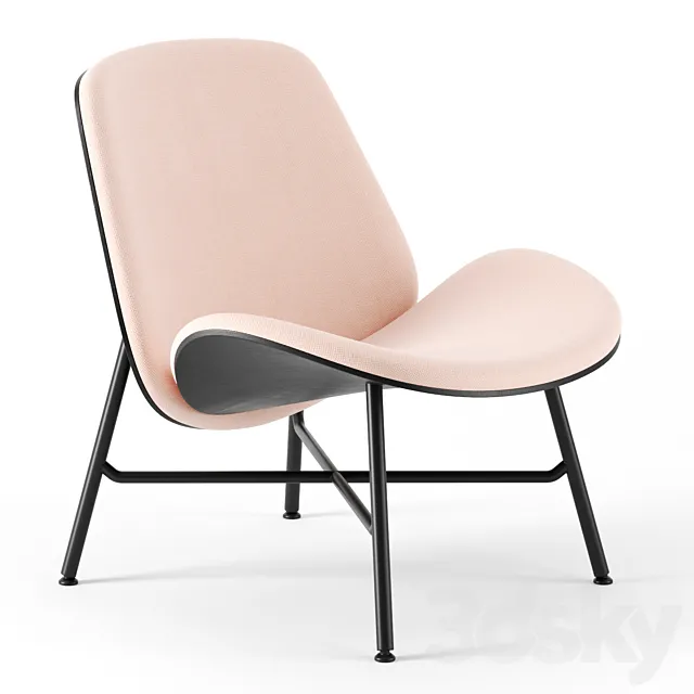 Nihan lounge chair by Pode 3DModel