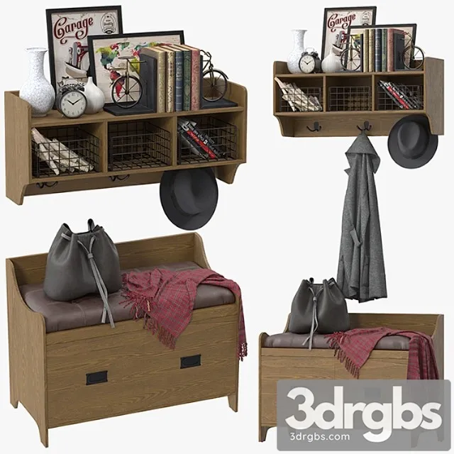 Nijmegen hall tree 2 3D Model Download