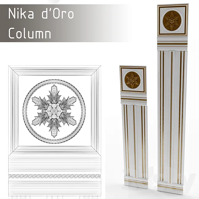 Nika d’Oro_column 3D Model