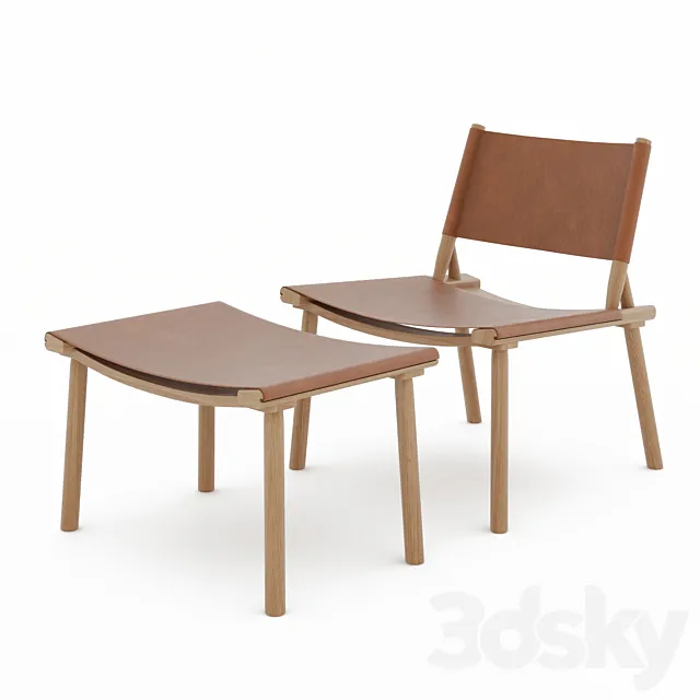 nikari december lounge chair 3DModel