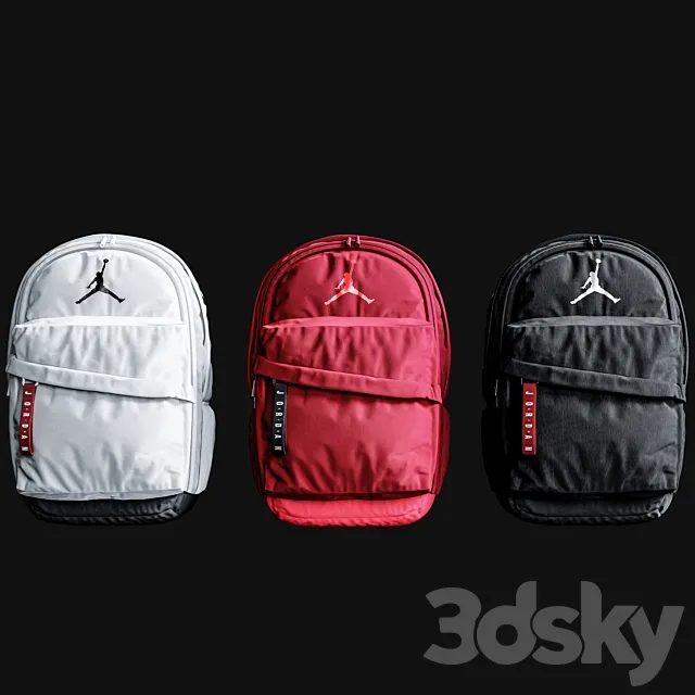 Nike Air Jordan Patrol Backpack 3D Model