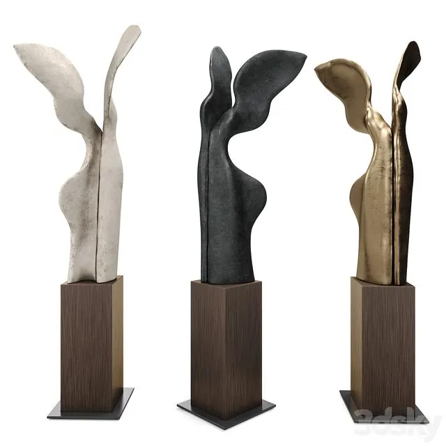 Nike wings sculpture 3D Model Nike wings sculpture 3D Model