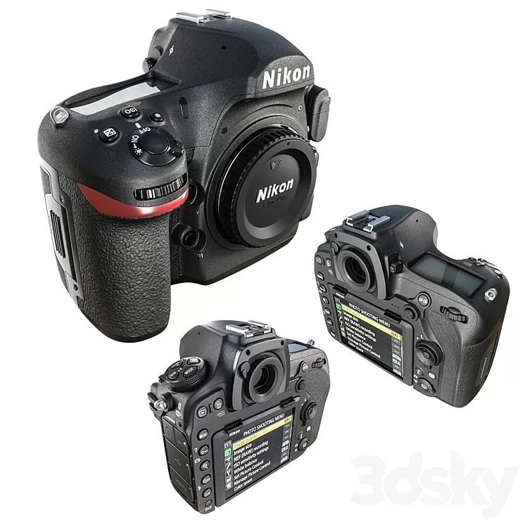 Nikon D850 Camera 3D Model