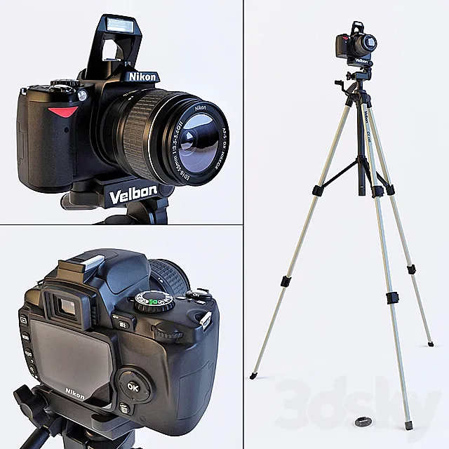 Nikon Velbon 3DModel