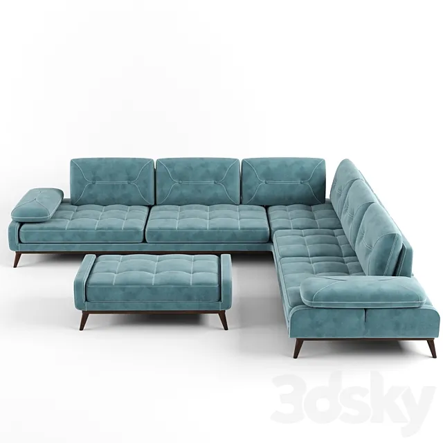 Nill’s Pralin corner sofa 3D Model Nill’s Pralin corner sofa 3D Model
