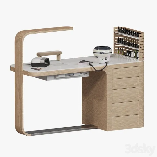 Nilo HIBISCUS Manicure table 3D Model