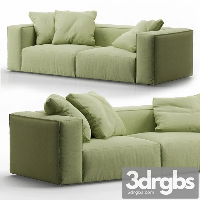 Nils 2 Seater Sofa by Ligne Roset 3D Model Download