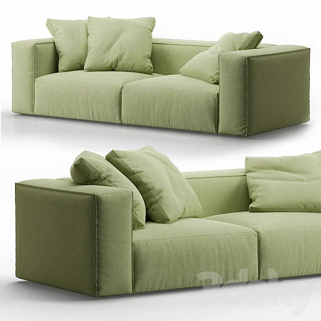 Nils 2 Seater Sofa by Ligne Roset 3DModel