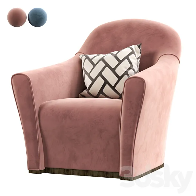 NINA Armchair by Bodema 3DModel NINA Armchair by Bodema 3DModel